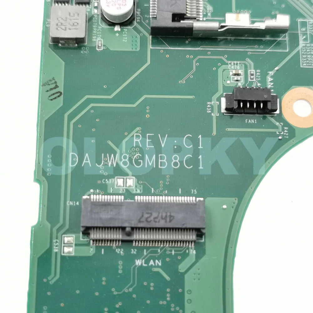 

CN-05M32N 05M32N Mainboard For DELL Vostro 5480 V5480 I5-5200U I7-5500U CPU DAJW8GMB8C1 Laptop Motherboard DDR3
