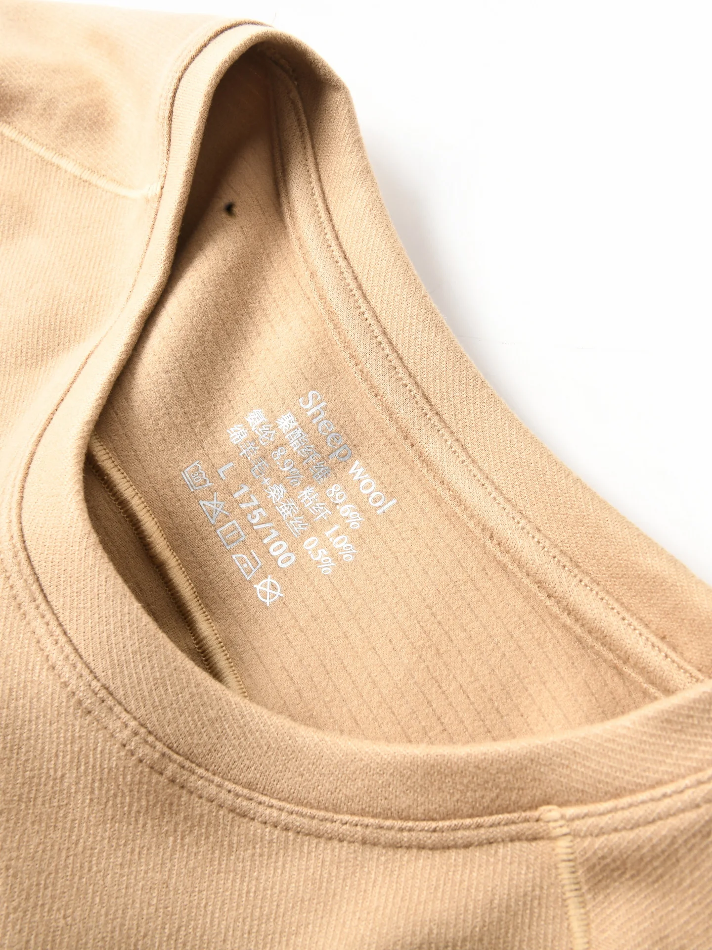 New American Style Soft Loose Casual Long Sleeve Fleece Lined T-Shirt for Men Autumn Winter Thermal round Neck Sweatshirt