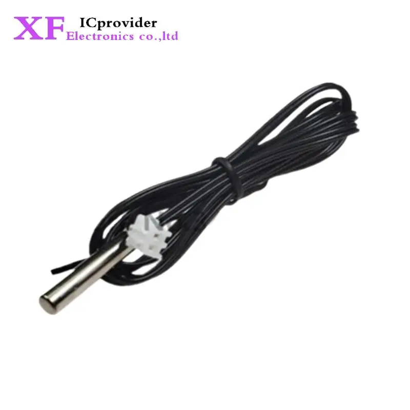 10pcs 0.5M NTC Thermistor Temperature Sensor Waterproof Probe Wire 10K 1% 3950 For W1209 W1401 Cable NTC Thermistor Sensors