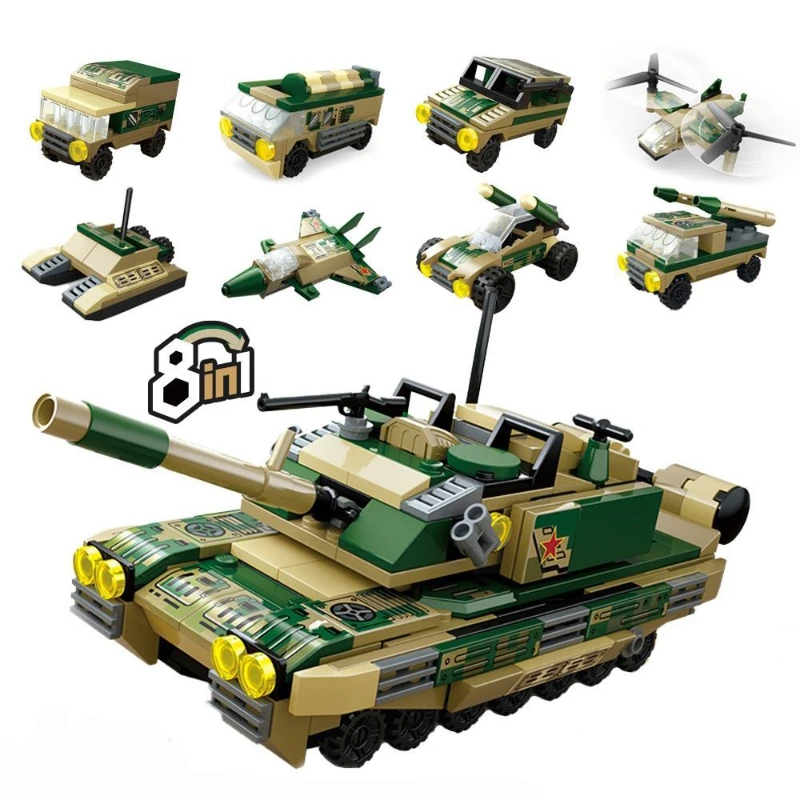 

New SEMBO Assembled Model Type 99 Main Battle Tank Assembly Toys Children's Birthday Surprises-kids,boyfriend Gifts Collect Toy
