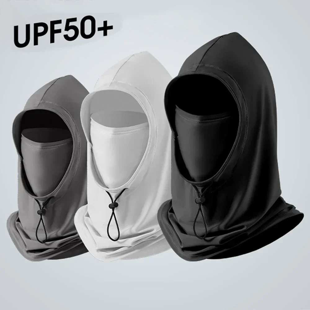 Summer Sunscreen Balaclava Face Covering Sun Protection Neck Cover Men Women Outdoor Cycling Motorcycle Fishing Skiing Face Mask