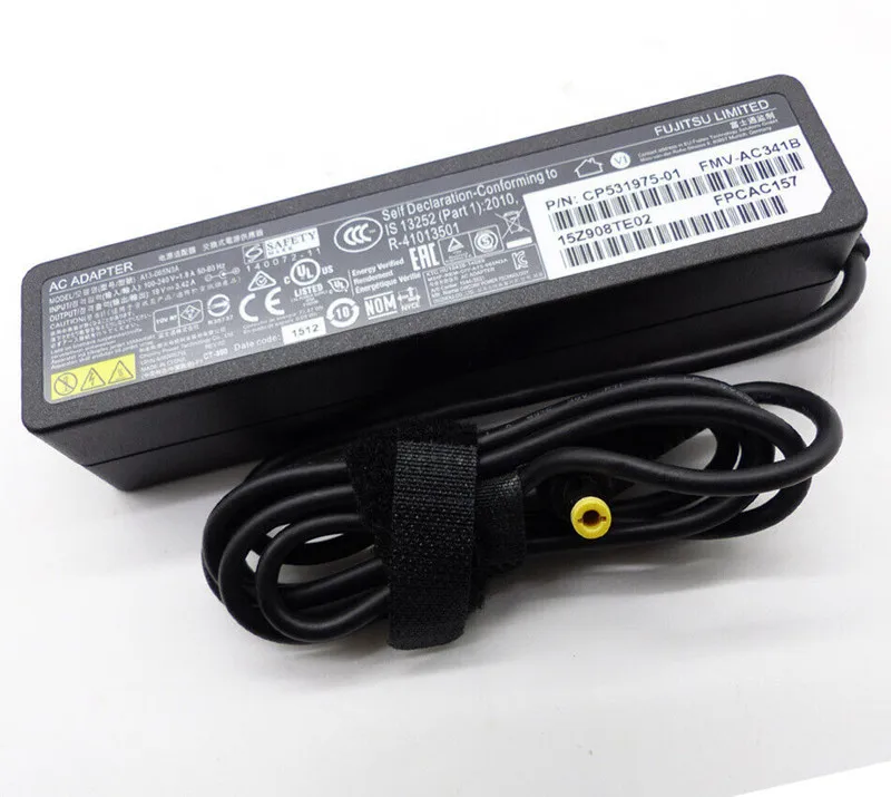 Genuine 19V 3.42A 65W ADP-65MD B A13-065N3A Laptop AC DC Adapter Charger For Fujitsu Lifebook U554 E743 SH771 P702 P70 PXW1934N