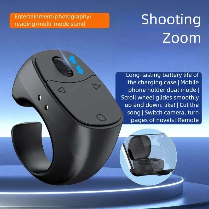 

Roller Remote Control Phone Controller Page Flip Video Swipe Remote Camera Lazy Remote Control Wireless Page Turner Browsing