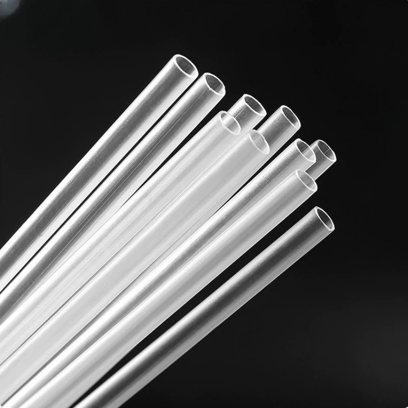 10pcs 50cm PP Tube Polypropylene Transparent Plastic Tube Clear Round shape Support Hard Hollow Suction Clear Plastic Pipe