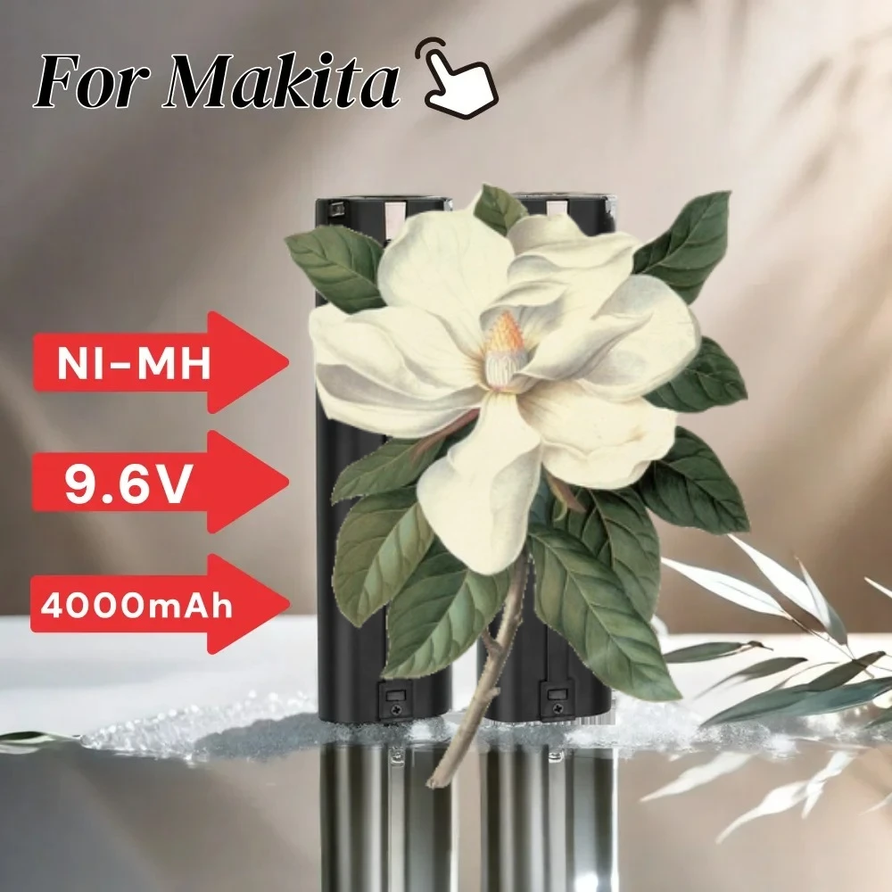 

9.6V 4000mAh Battery for Makita 9000 9001 9002 9033 9600 191681-2 192533-0 632007-4 ML900 ML902 903DW Cordless Drill Batteries