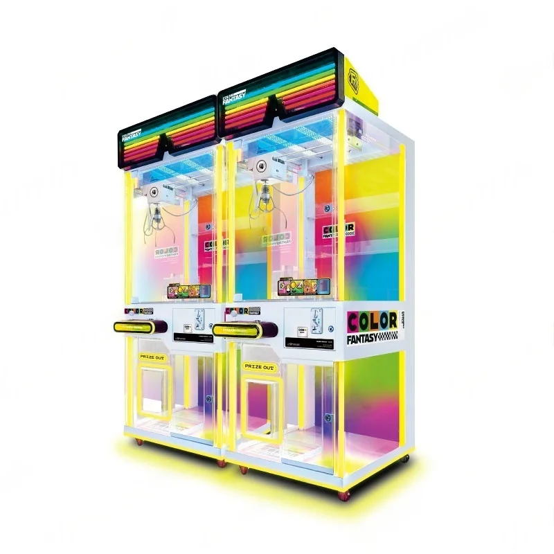

Автоматический настраиваемый игровой автомат с призовыми игрушками для развлекательных центров