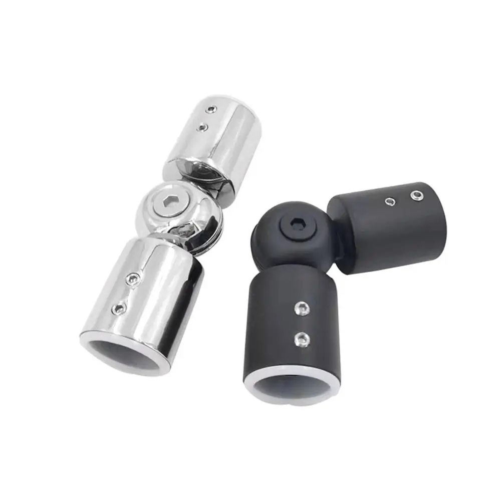 304 Stainless Steel Shower Room Tube Connector Inner Dia 25mm Round Tube Bathroom Pull Rod Accessories