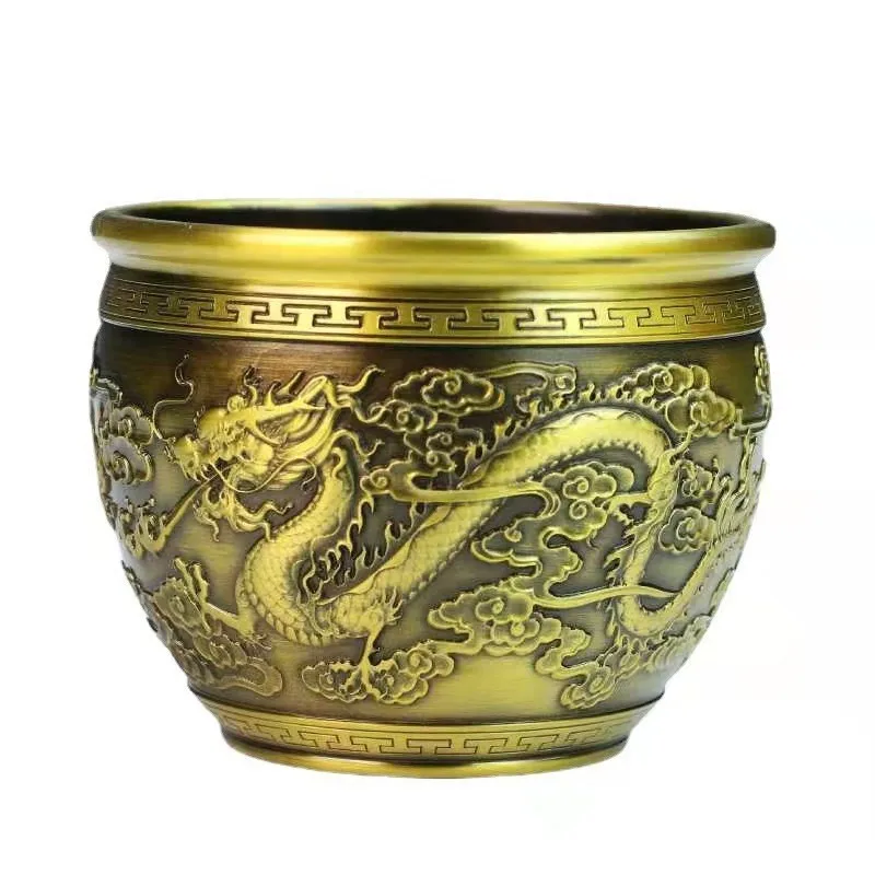 

Nine Dragon Wall Pattern E-commerce Direct Supply Brass Rice Creative Classical Various Styles Treasure Bowl