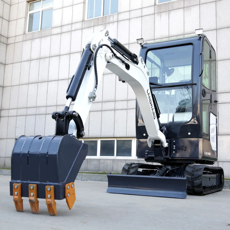 Side Swing Cab High Quality Small Hydraulic Excavator China Factory Euro 5 2 Ton Rubber Crawler Mini Digger Customized Wholesale