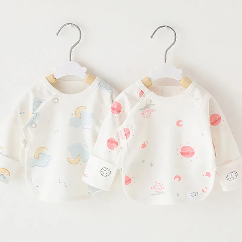 

Детская футболка из чистого хлопка с круглым вырезом и длинным рукавом