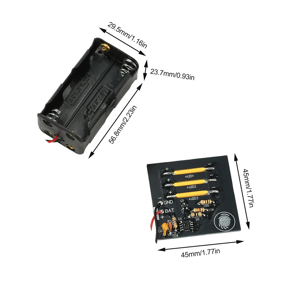 تيار مستمر 6 فولت اللمس التبديل وحدة الاستشعار البصري مهارات لحام الإلكترونية ممارسة اللمس ستبليس يعتم لتقوم بها بنفسك عدة ﻿ ﻿