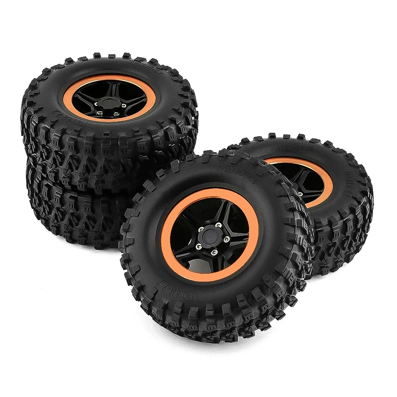 RC سيارة 135 مللي متر الإطارات 2.2 بوصة CNC ثنائي اللون محور عجلات SCX10 TRX4 RBX10 TRX6 الزاحف تسلق سيارة ترقية عجلات #1