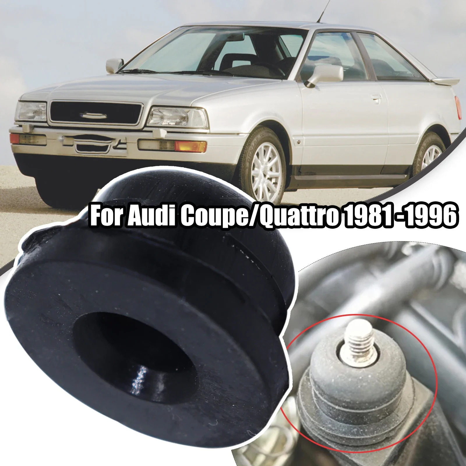 

Windscreen Washer Headlight Pump Seal Water Reservoir Gasket Mount Rubber Cap Clip Plug For Audi Coupe/Quattro 1981 - 1996 Q2 GA