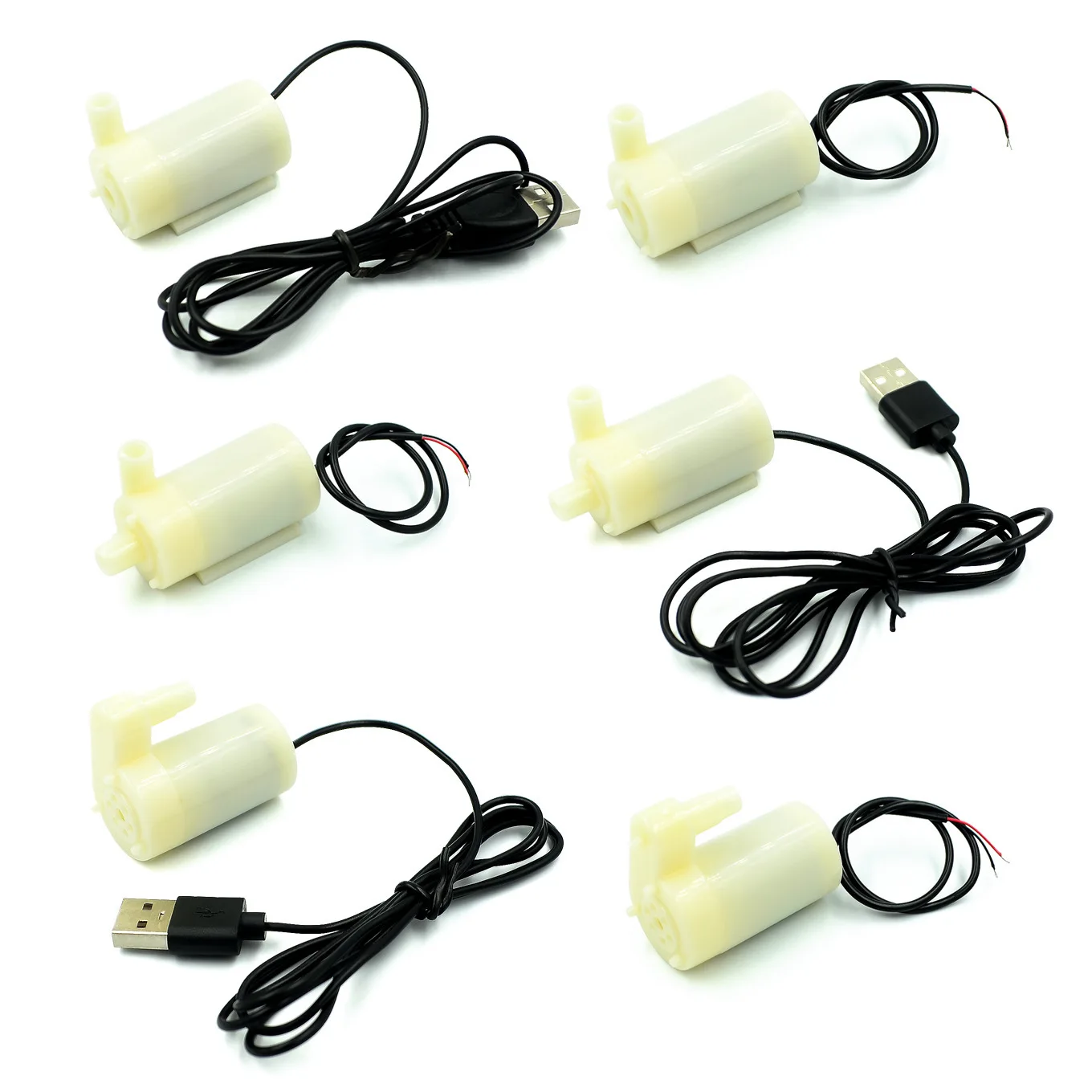 DC 3V small water pump, horizontal small submersible pump DC3W fountain, vertical miniature 4.5V 5V 6V available