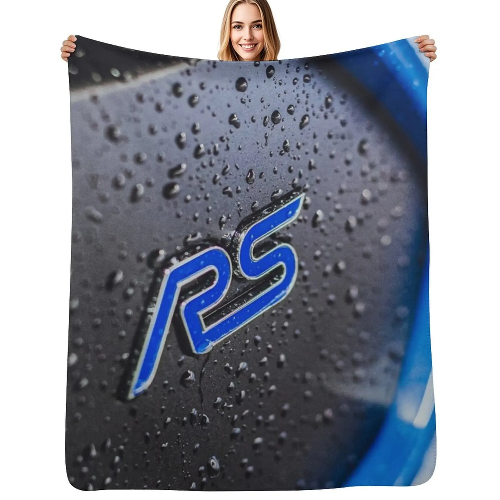 Focus RS logo Throw Blanket Sofa Throw Summer Beddings Plush Thermals For Travel Custom Kid'S Blankets
