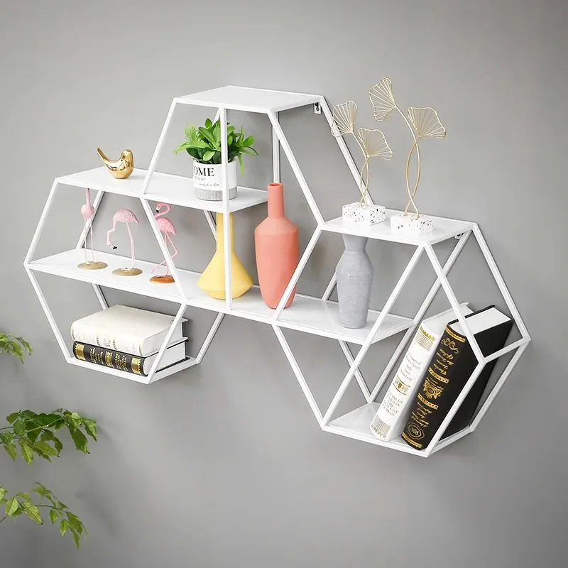 Wall Shelf with Wine Rack & Cup Holder CD Rack Storage Lockers for Restaurant or Living Room Wall Decoration