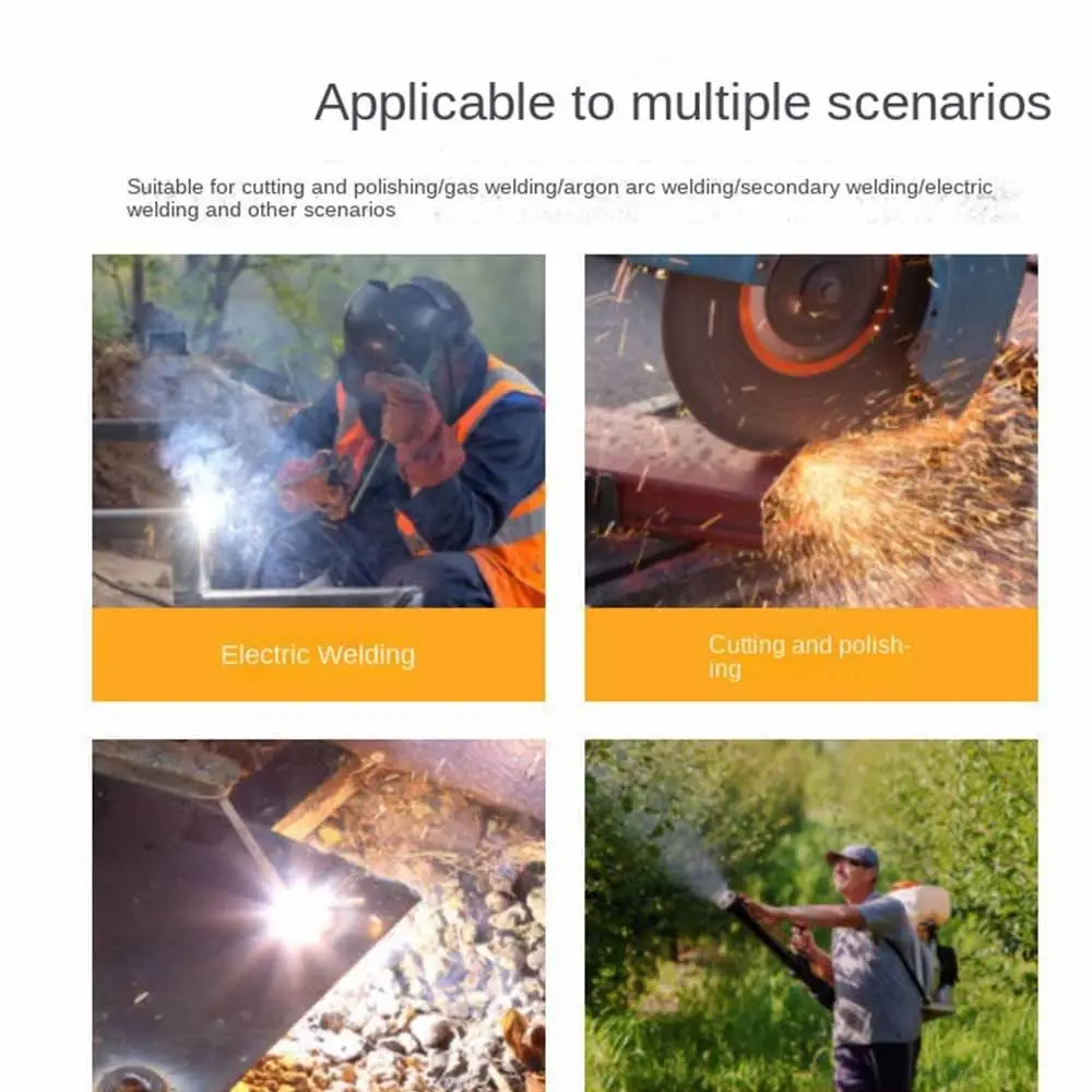 

Face Protector Welding Protective Mask Adjustable Dust-proof Welding Helmet Full Face Visor Anti Shocking Welder Mask Cooking