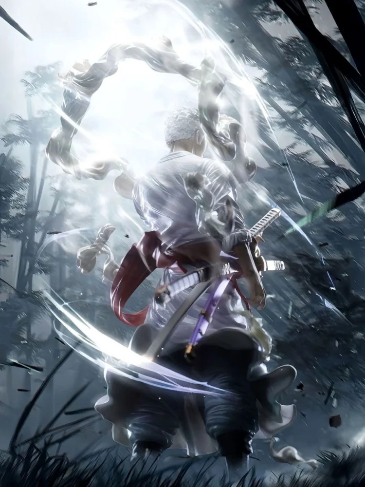 [Pre Sale] One Piece Anime Toy Nika Zoro Nika Sanji 28cm Double Headed Sculpture Gk Figure Model Ornament For Boys' Birthday Gif