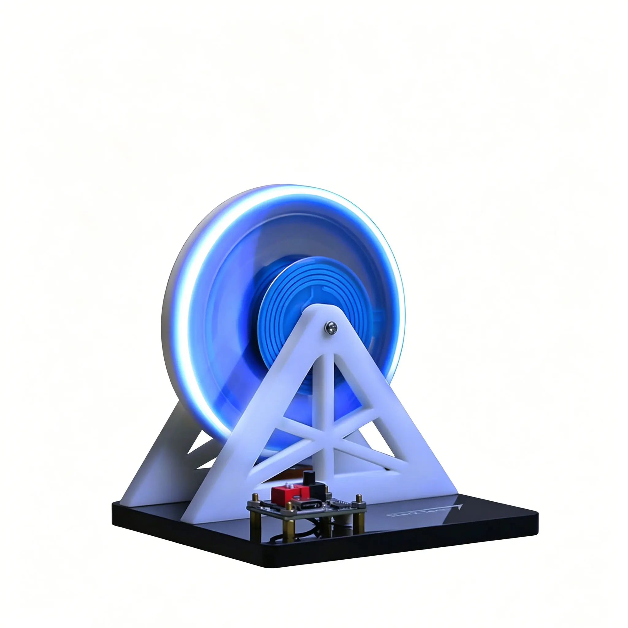 Mini High Speed Motor Model Kit Ferris Wheel Shape Wireless  Cool Tech Desk Decor Fun DIY STEM Hobby Toy Gift
