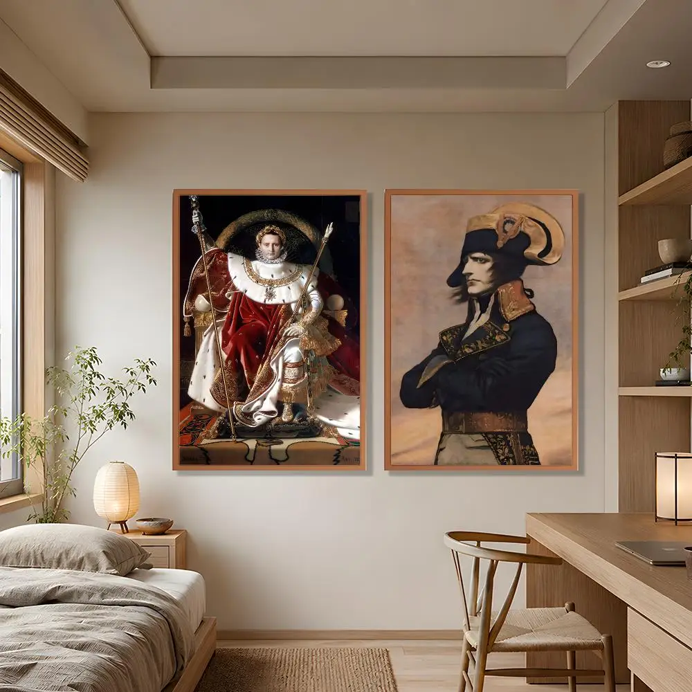 Art Portrait Napoleon Bonaparte Poster Wall Art Poster HD Waterproof PP Print Bedroom Living Room Office Decor Gift