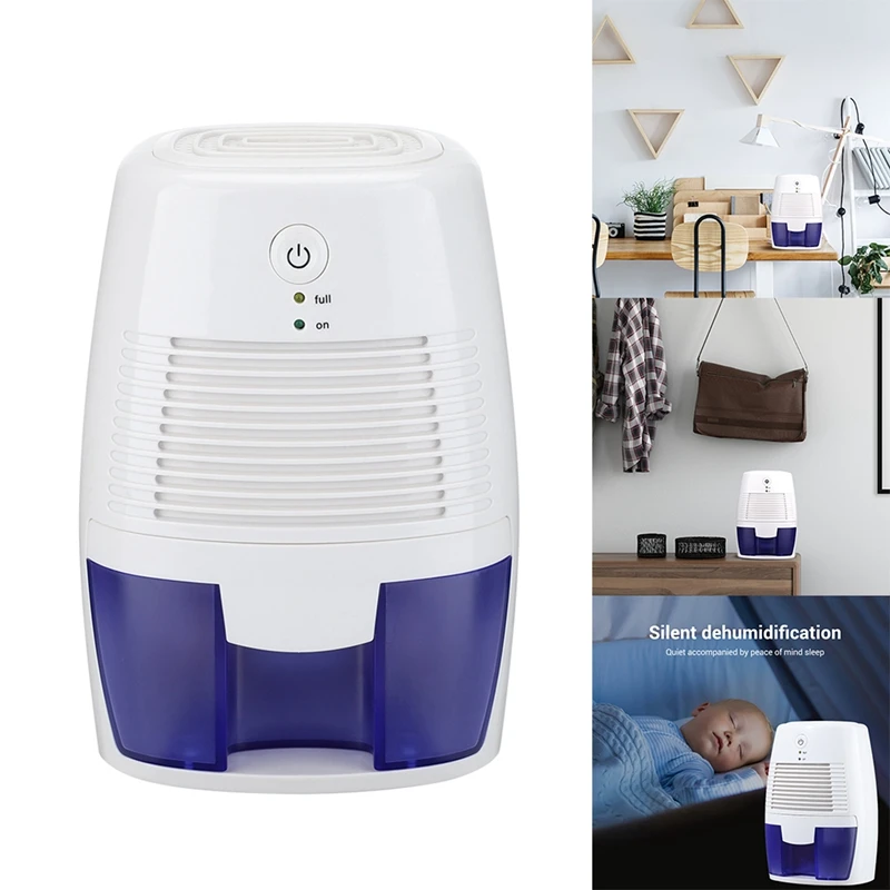 500Mlportable Dehumidifier Mute Moisture Absorbers Air Dryer For Home Room Office Kitchen Deodorizer Air Dryer