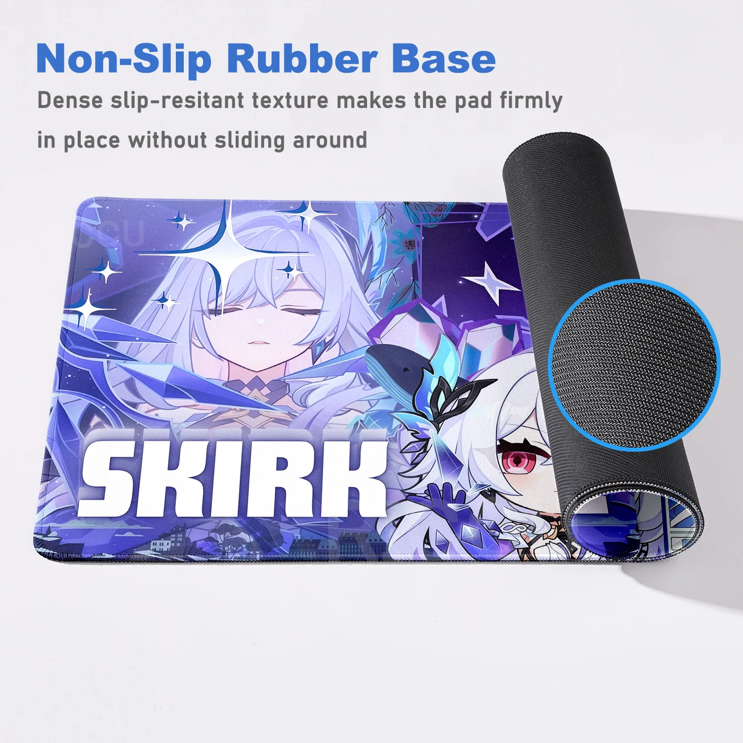 HD 300x600 مللي متر هنتاي جينشين تأثير Skirk XXL ماوس الوسادة أنيمي الألعاب الرياضة الإلكترونية ملحقات الكمبيوتر الجدول سطح المكتب مسند الماوس حصير مكتبي