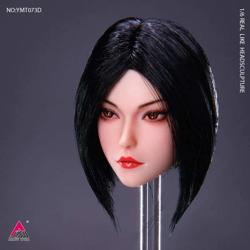 En Stock 1/6 YMT073 cabeza de Meier esculpida maquillaje pesado cabeza femenina tallada modelo apto para 12 ''TBL PH soldado figura de acción cuerpo muñecas