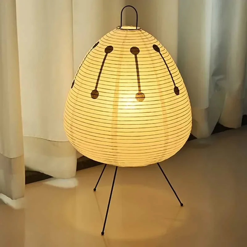 Japanisches Design Akari Noguchi Yong Tischlampe Reispapier Stehlampe Schlafzimmer Home Decor Arbeitszimmer Wohnzimmer Bar Leuchten