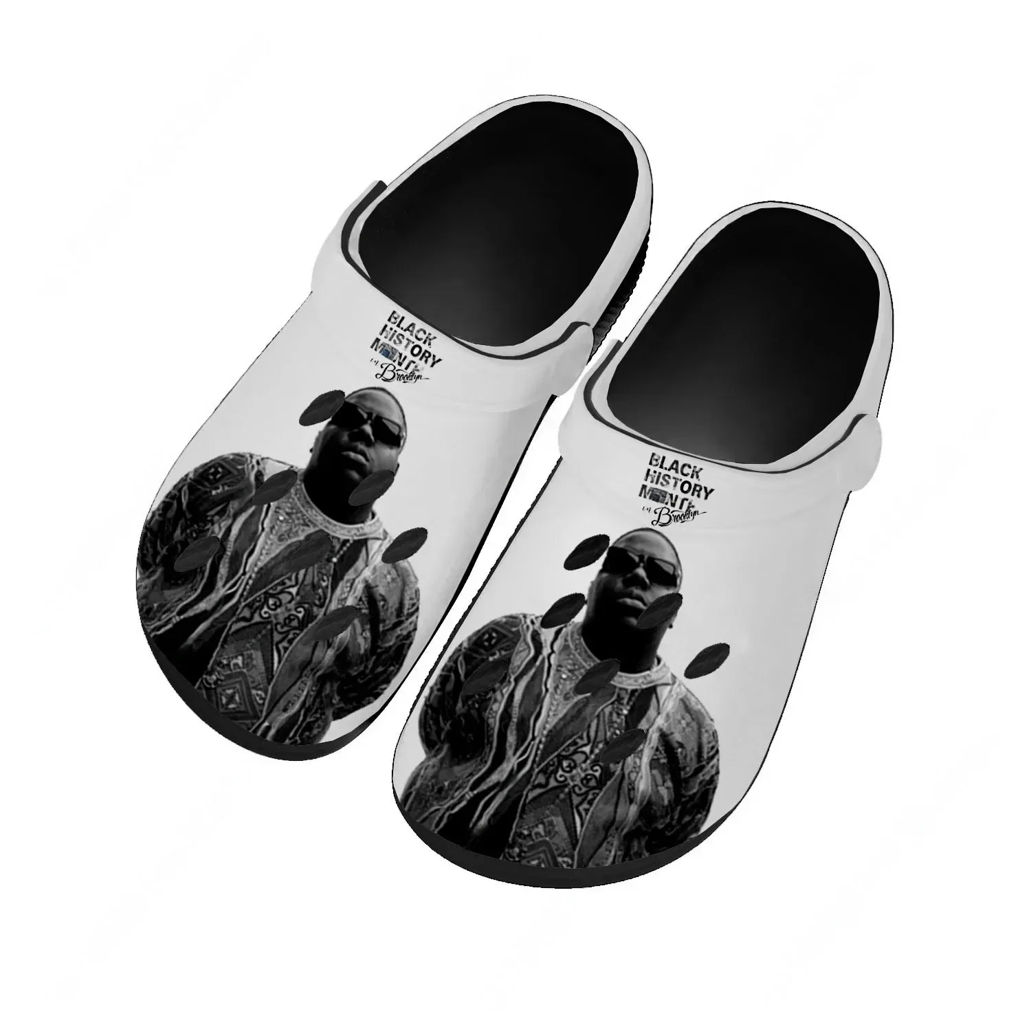 The Notorious B.I.G Home Custom Sandals Women Teenager Fashion Water Shoe Garden Breathable Comfort Beach Hole Slippers