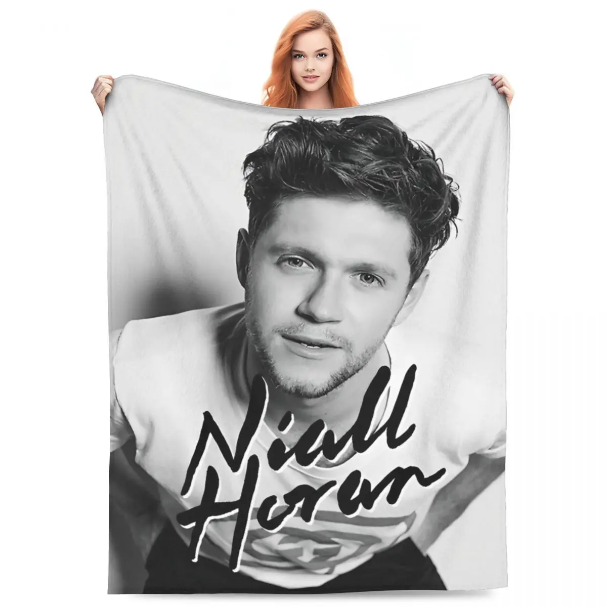 Niall Horan North American Tour Blankets Fleece Autumn/Winter Multi-function Thin Throw Blanket for Bed Couch Bedspread