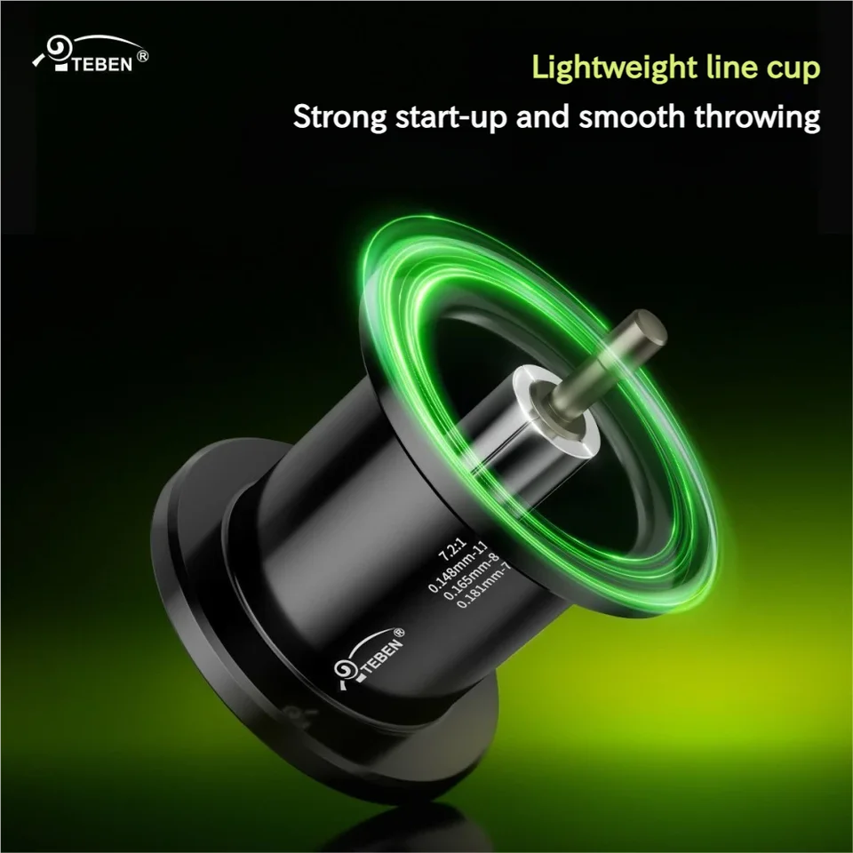 Smart DC Electronic Brake Drum Reel Anti Backlash Micro Lure Long