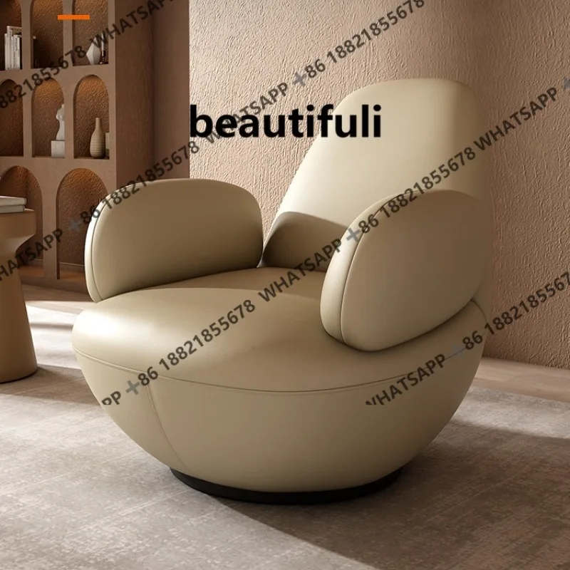 Nordic single sofa tiger chair living room leisure single chair household rotating sofa single chair