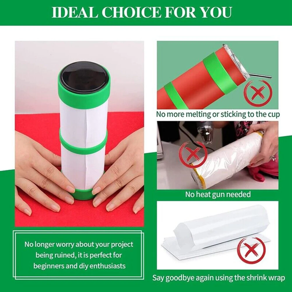 

Durable Silicone Straps Silicone Straps Great Alternative Green High Quality Mug Press Sublimation Accessories