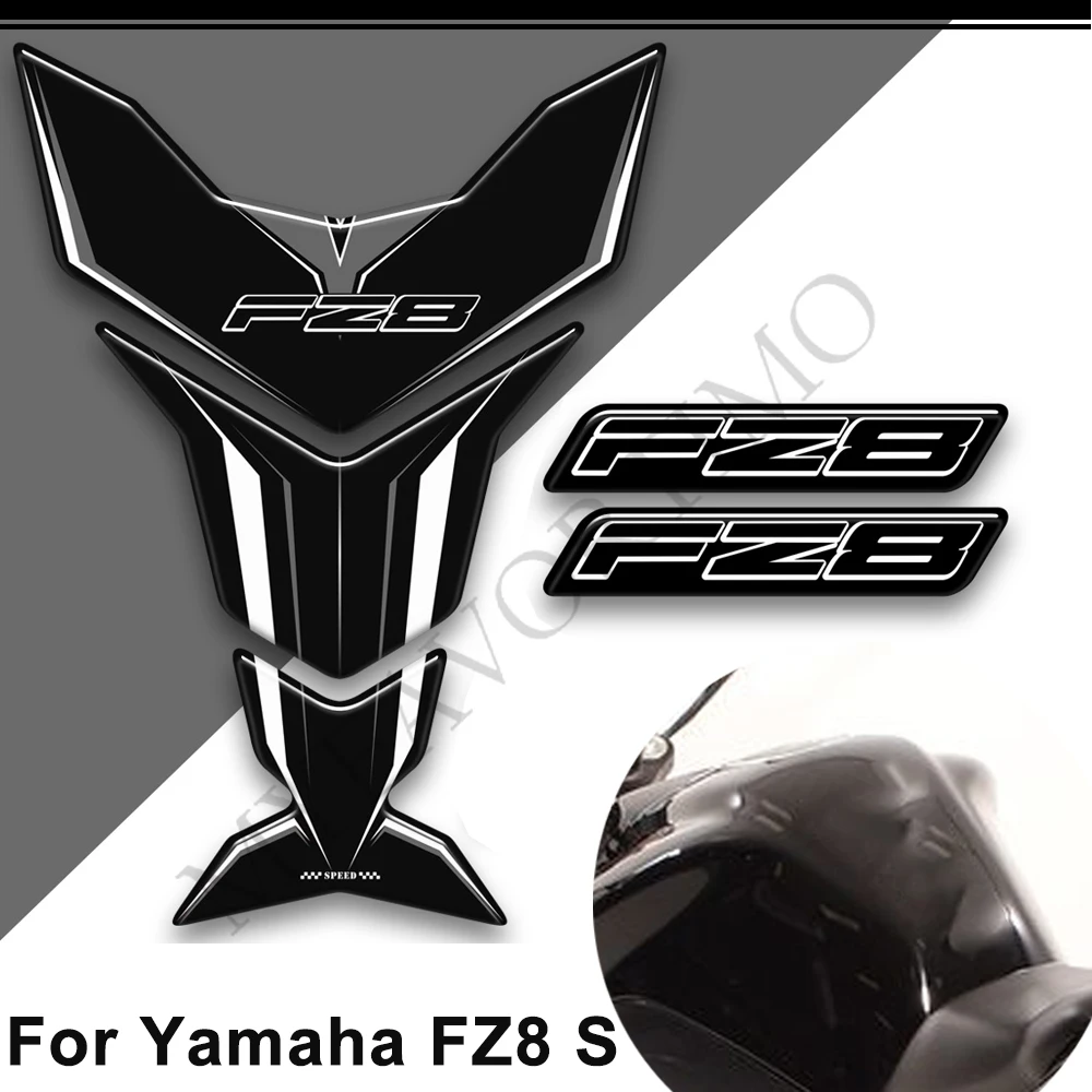 

Motorcycle For Yamaha FZ8 FZ8S TankPad Protector Decal Kit 3D Stickers Oil Gas Fuel Tank Pad Decals