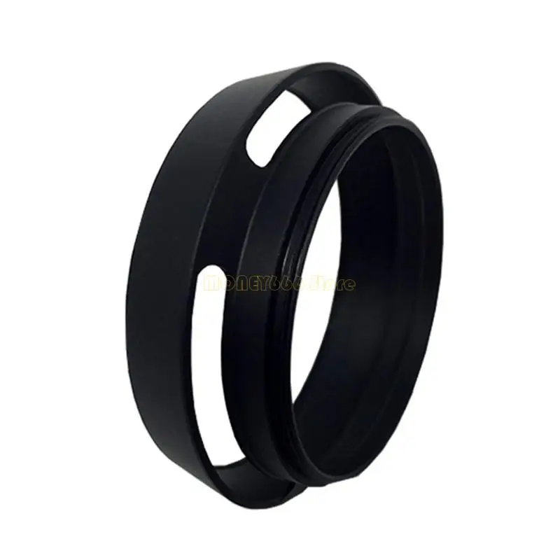 F62C Sombra elegante lente plata negra con cortes intrincados 37 40.5 43 46 49 52 mm