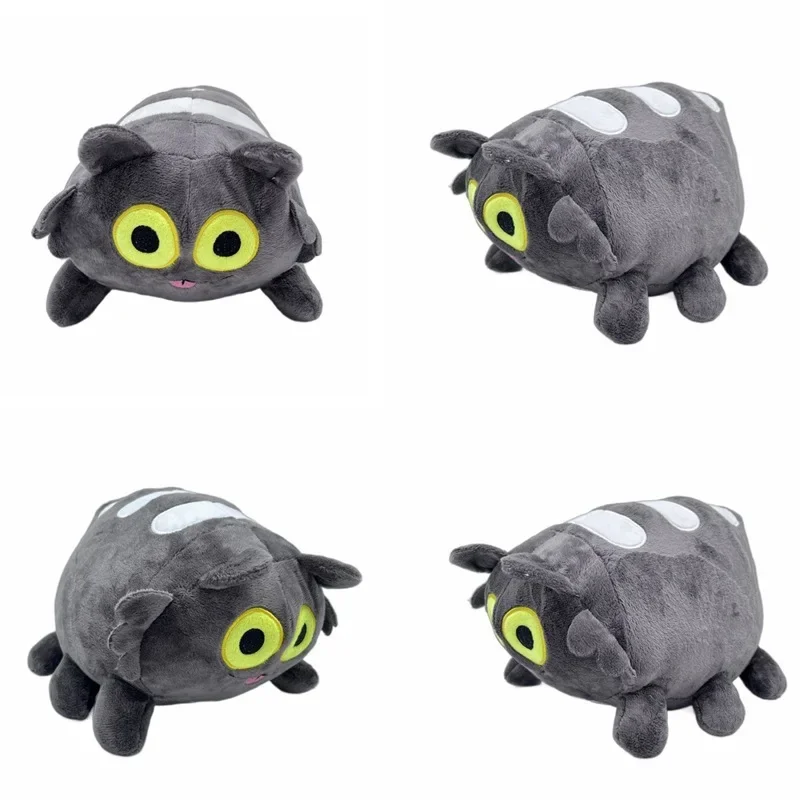 New Anime Cartoon Grey Cat Exquisite Soft Workmanship Doll Decoration Kawaii Great Birthday Presents for Friend or Children