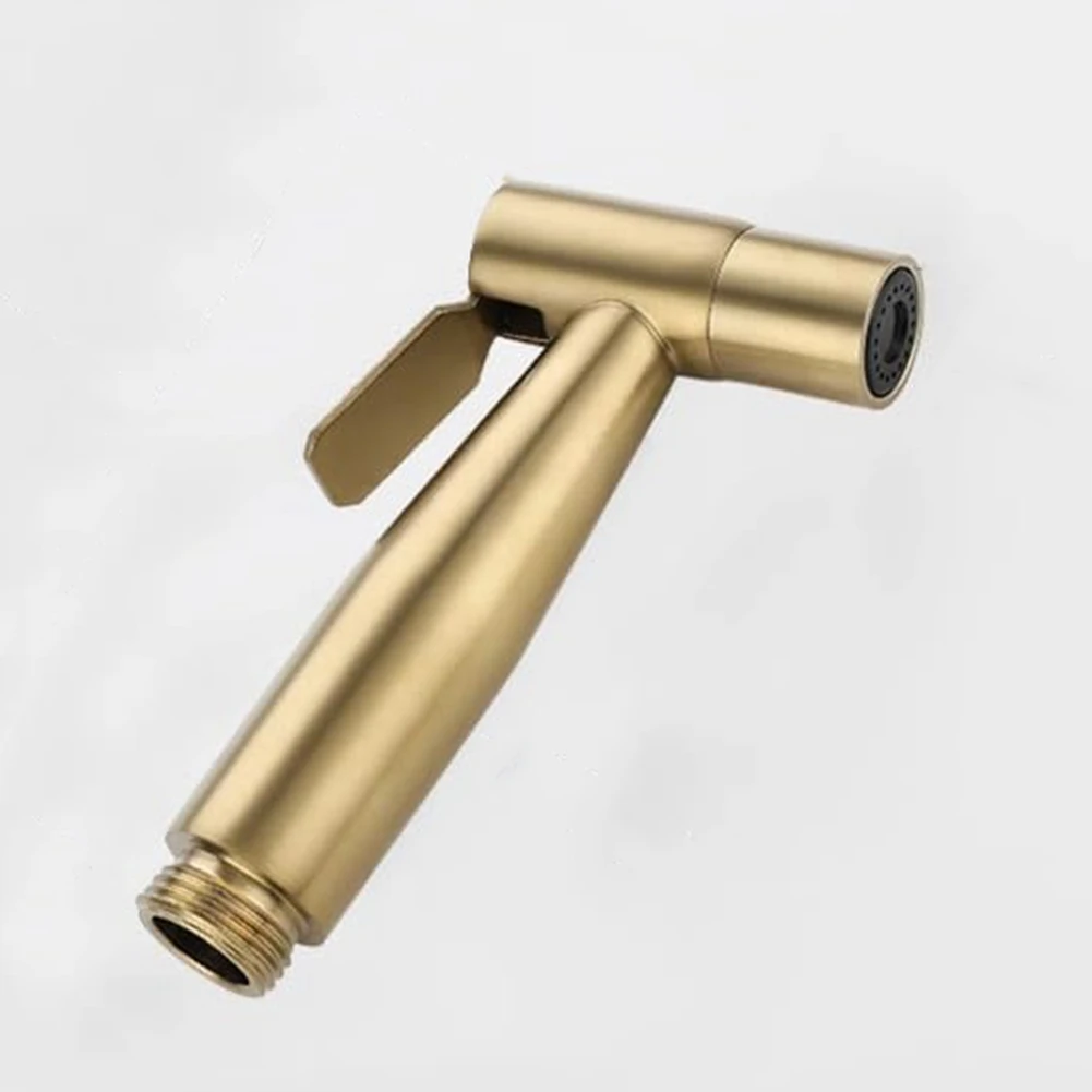 AB08-2Pcs Bidet Toilet Sprayer Stainless Steel Handheld Bidet Sprayer Bathroom Diaper Sprayer For Kitchen Toilet Cleaning