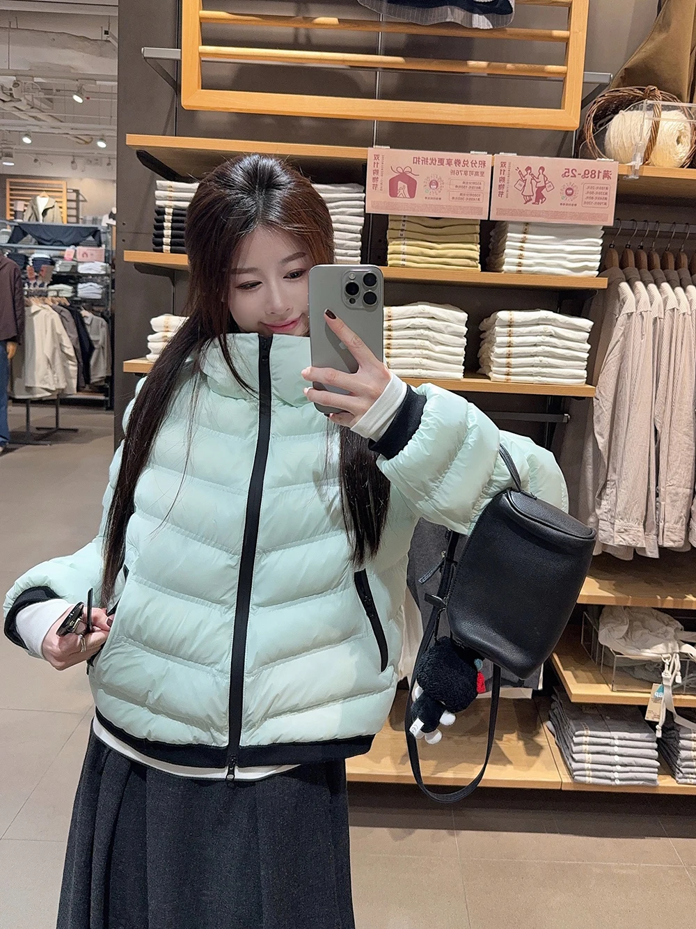 

Корейская легкая утепленная хлопковая куртка для женщин, весенняя, антивозрастная, свободного кроя, теплая, на молнии, с капюшоном