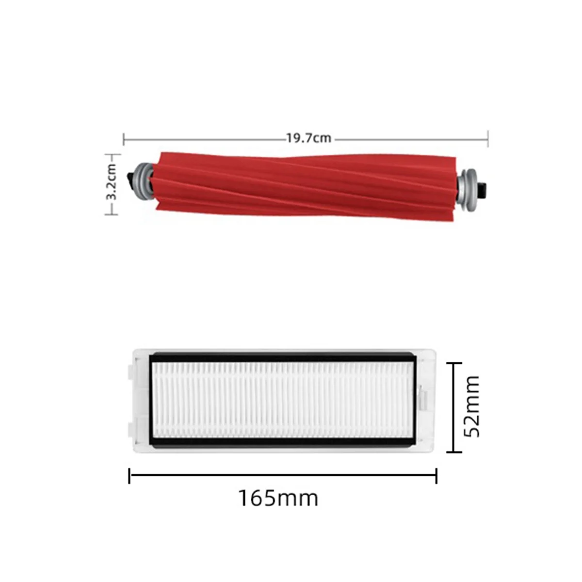 مجموعة ملحقات فلتر الكناس لقطع غيار المكنسة الكهربائية الروبوتية P10/Q