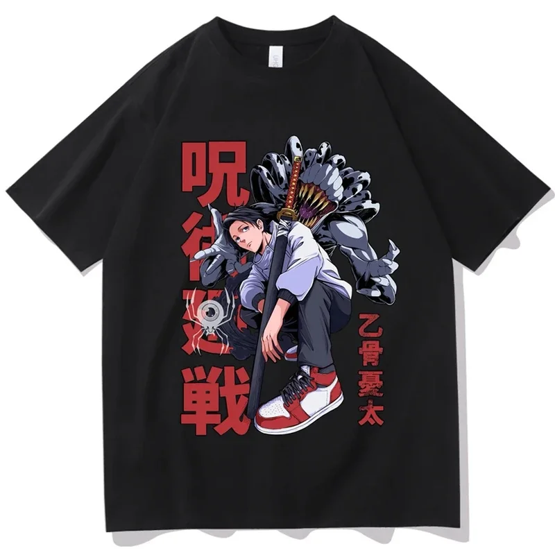 T-shirt homme et femme, décontracté, classique et simple, avec dessin animé japonais, Jujutsu Kaimmer, Yuta, Okkotsu, Harajuku