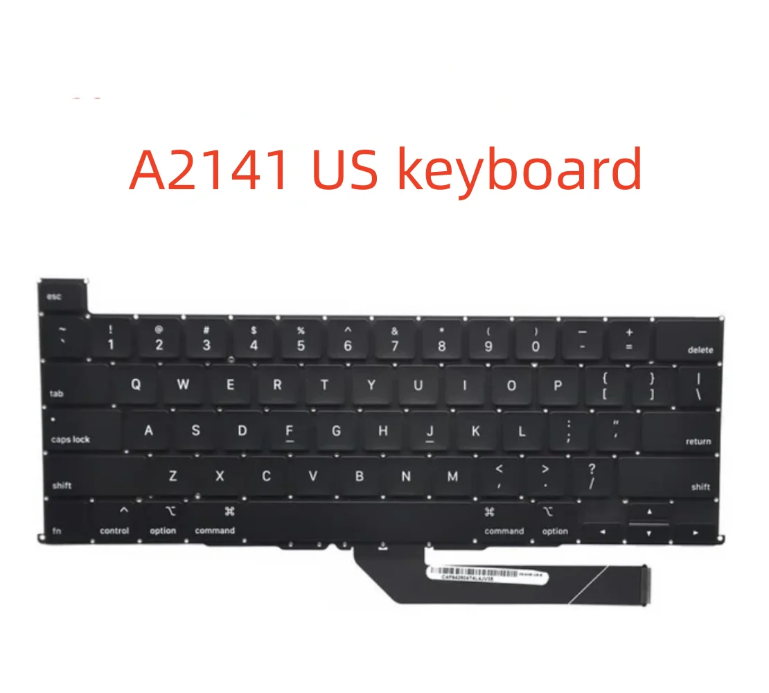 

Клавиатура для ноутбука A2141 A2179 A2338 A2337 A2289 A2151, клавиатура US для Macbook Pro Air Retina 13,3 "15,4" 16 "M1