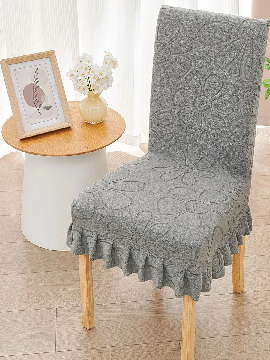 

2025 New High Elastici Inteated Flounce Floing Chair Cover Dining Chair Cuion Full Wrap Sofa Protector Home Fabric