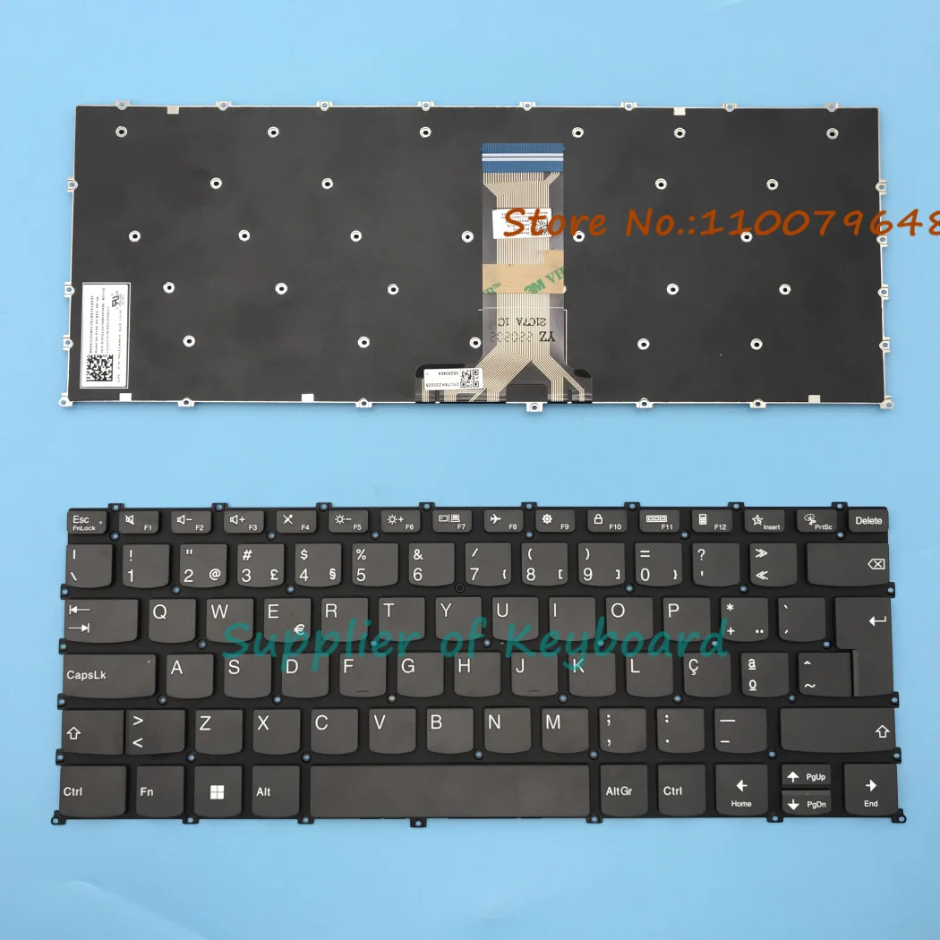 Original NEW For Lenovo IdeaPad 14 ALC7 2022 Laptop Portuguese Keyboard As Photo