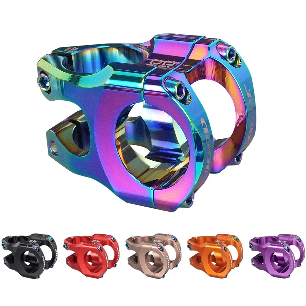 

CNC Bicycle Handlebar Stem Mtb Power Short 35mm Mountain Bike Bridge 31.8 Pipe Cycling Stem Riser Table Bike Stem
