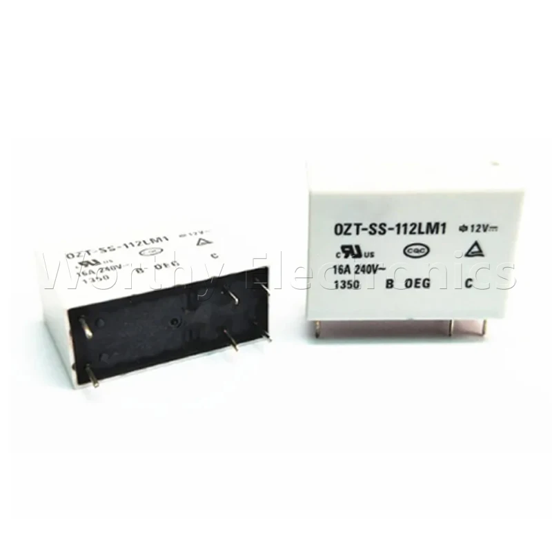 Free shipping 10pcs/lot relay 12VDC 16A 6PIN OZT-SS-112LM1