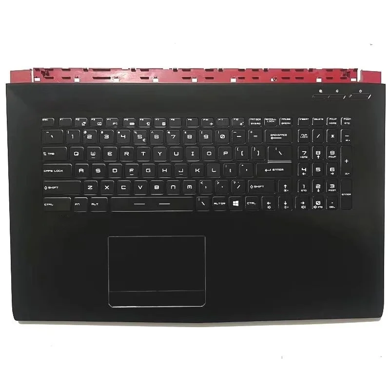 

New For GE72 2QD APACHE PRO MS-1792 MS-1791 Upper Case Palmrest Cover keyboard bezel Backlit keyboard without touchpad