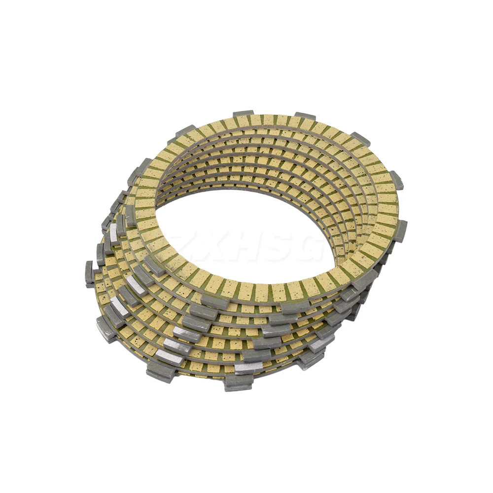 For Honda VTX1300 / 1800C / R / S / T / F / N 2004 - 2009  Motorcycle Clutch Friction Plates 8 PCS Paper Based Kits