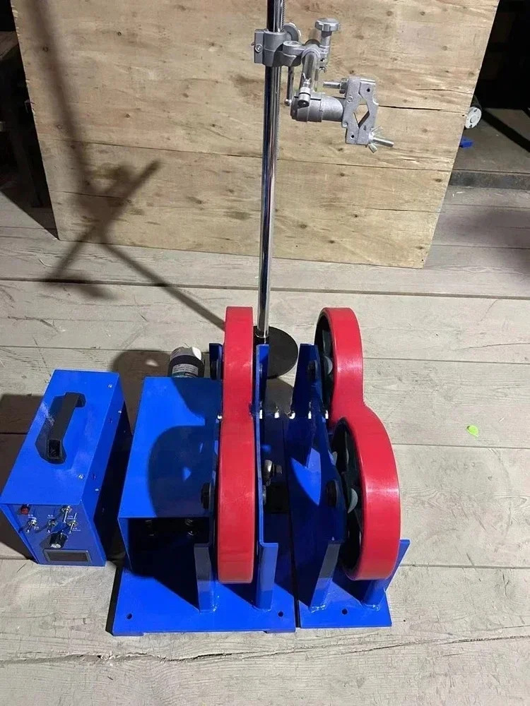 

1 ton light welding roller frame, heavy automatic CNC rotating equipment, round tube wheels, lengthened adjustable DC