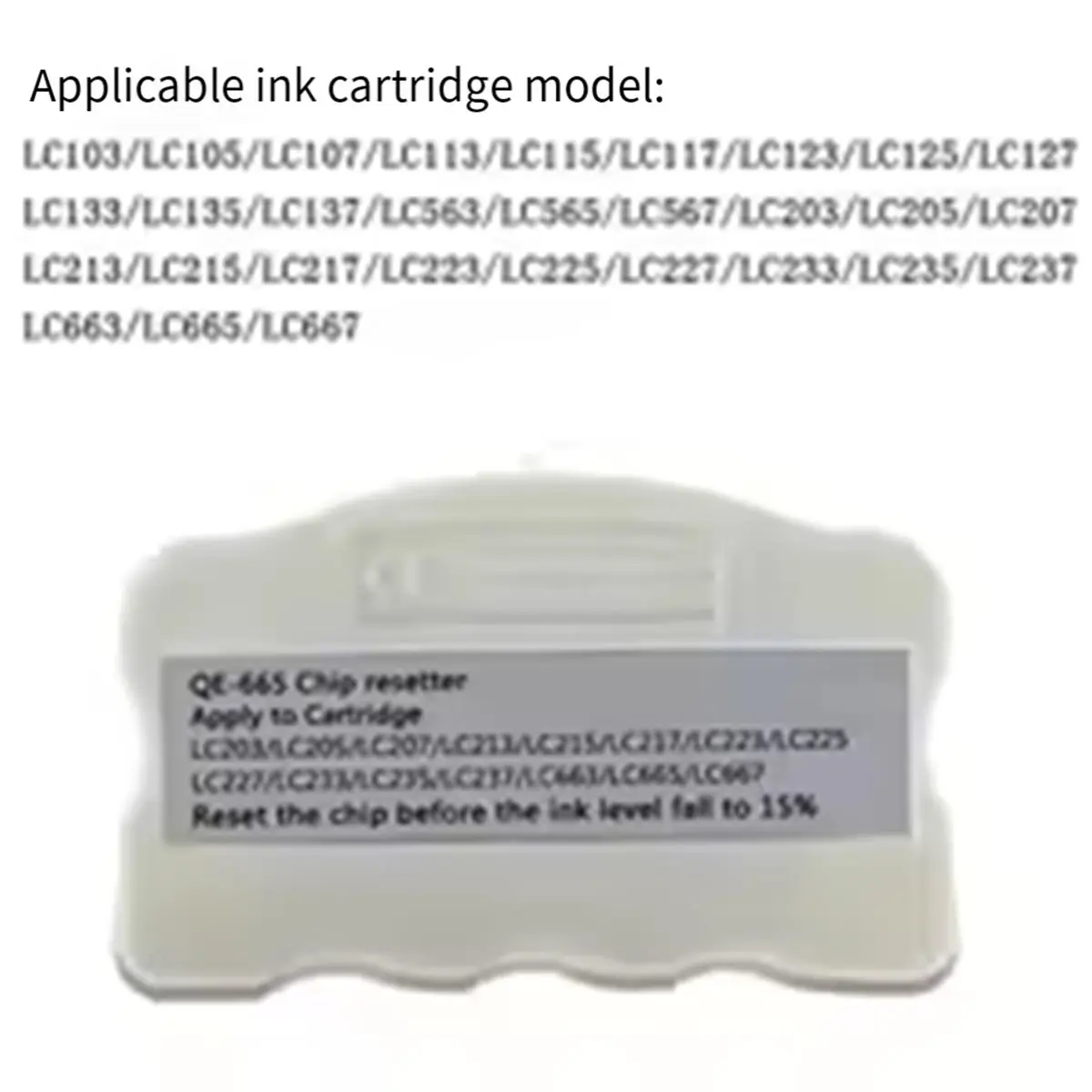 Chip Resetter for Ink Cartridges Including LC203, LC205, and More