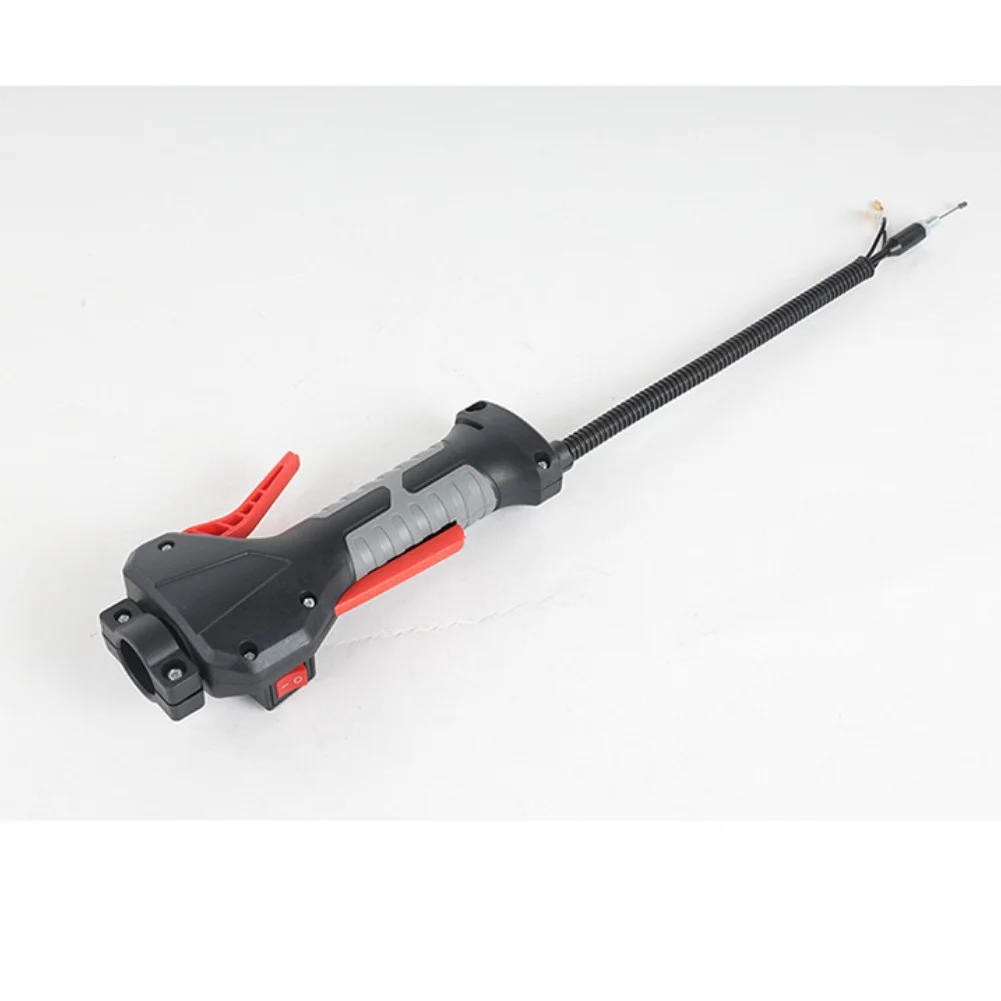 High-post Switch Side-Mount Trimmer Metal Components Portable Handling Ergonomic Grip Dark Gray For Hedge Trimming